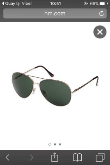 🕶👓🕶Kính mát nam H&M hàng xách tay Đức , chống tia UV cực tốt, hàng chính hãng mua tại store ở Đức.