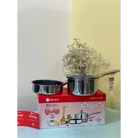 Bộ nồi Elmich Trimax Baby EL-3794 size 14cm