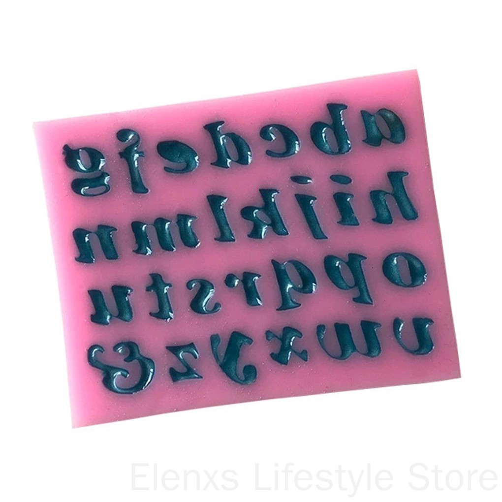 Khuôn Làm Bánh Kẹo Dạng Chữ Và Số Bằng Silicon Cao Cấp Tiện Dụng