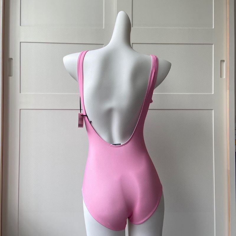 đồ bơi nữ bikini hai dây dáng liền hở lưng họa tiết cô gái Moschino MCN | BigBuy360 - bigbuy360.vn