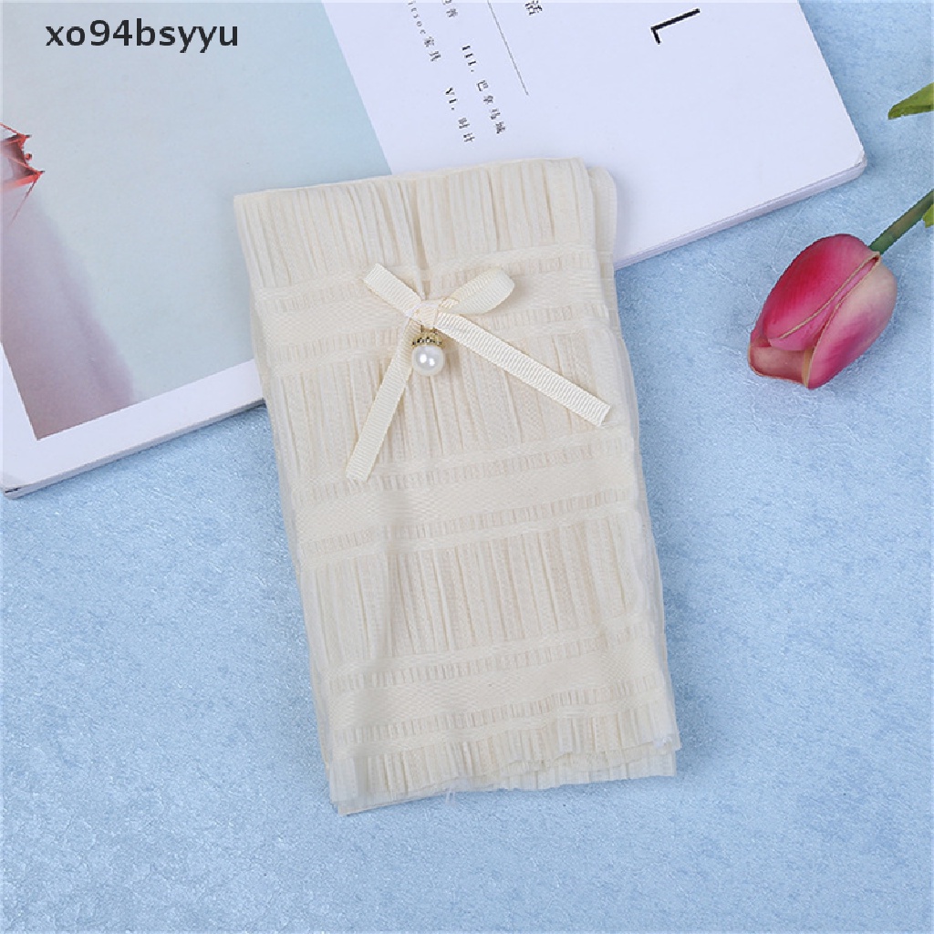 Găng Tay Chống Nắng Xo94Bsyu Bằng Lụa Phối Ren Thời Trang Mùa Hè