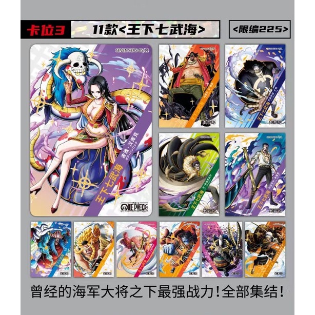 Mới Bộ Sưu Tập Thẻ Bài Nhân Vật Hoạt Hình One Piece