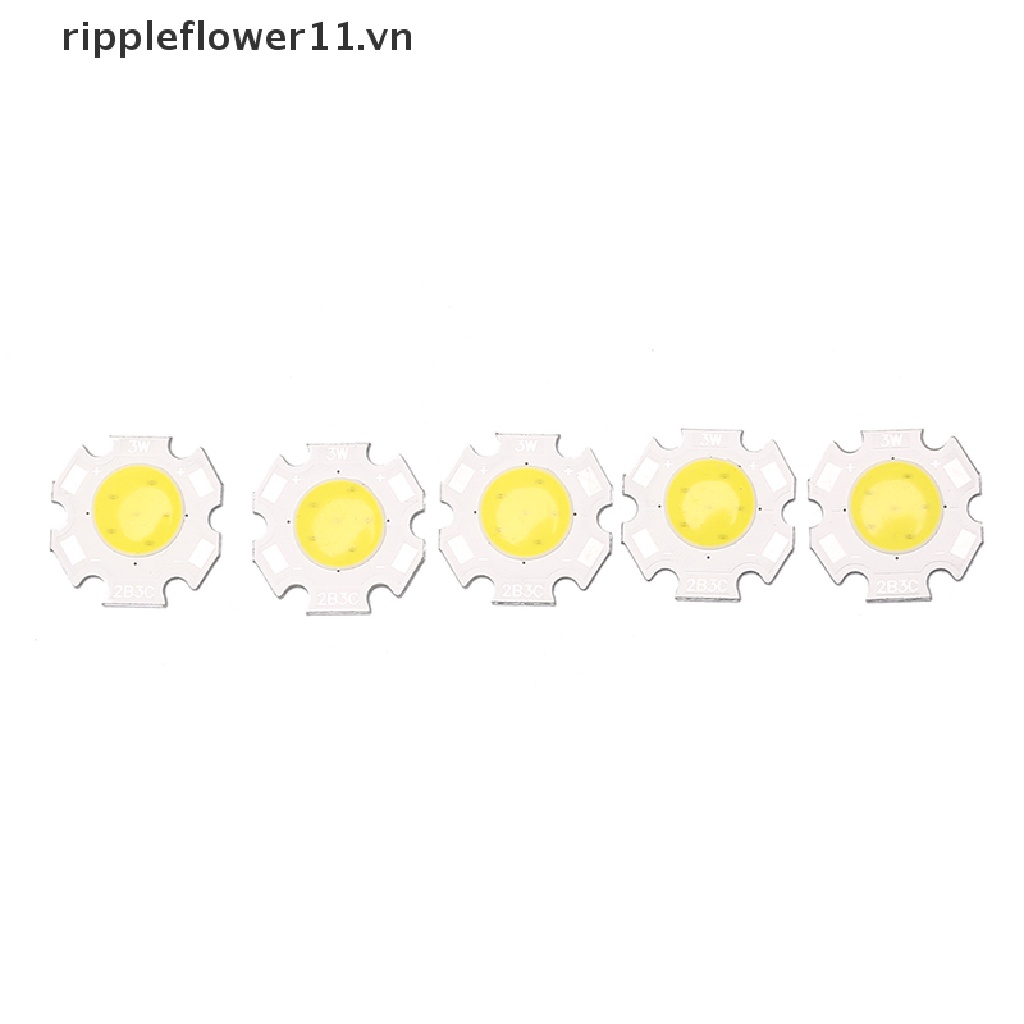 Set 5 Chip Đèn LED COB 3W DC9-10  / / /) Dành Cho Ô Tô