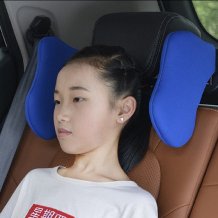 Gối tựa đầu, gối tựa cổ khi ngủ trên xe ô tô, thích hợp cho bé đi du lịch