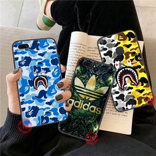 BAPE Ốp Lưng Mềm In Hình Logo Adidas Cho Realme 8 C20 C31 V15 Gt Neo Nrz 30a Oppo Find X3 Pro 7a
