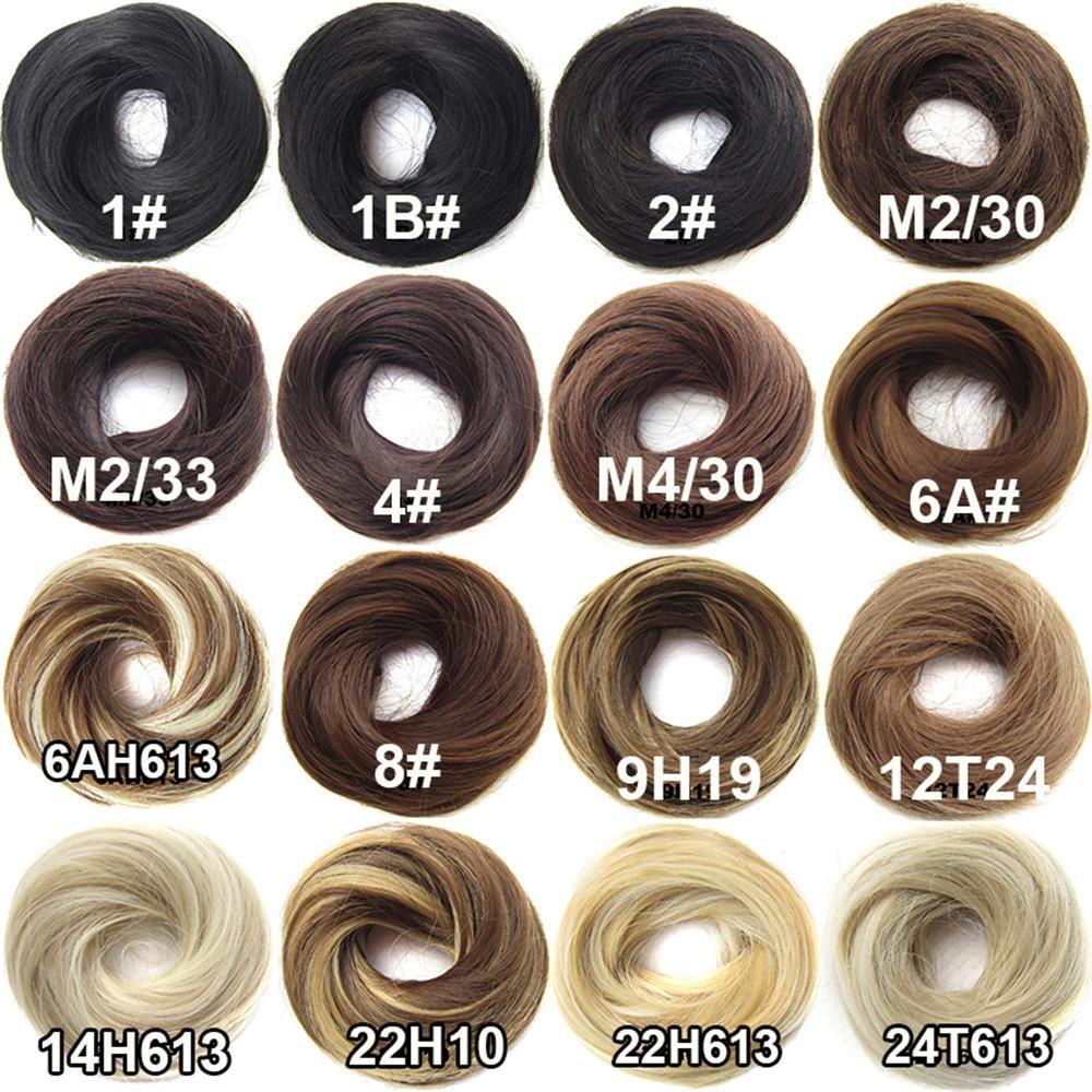 EUTUS Búi Tóc Giả Hình Bánh Donut