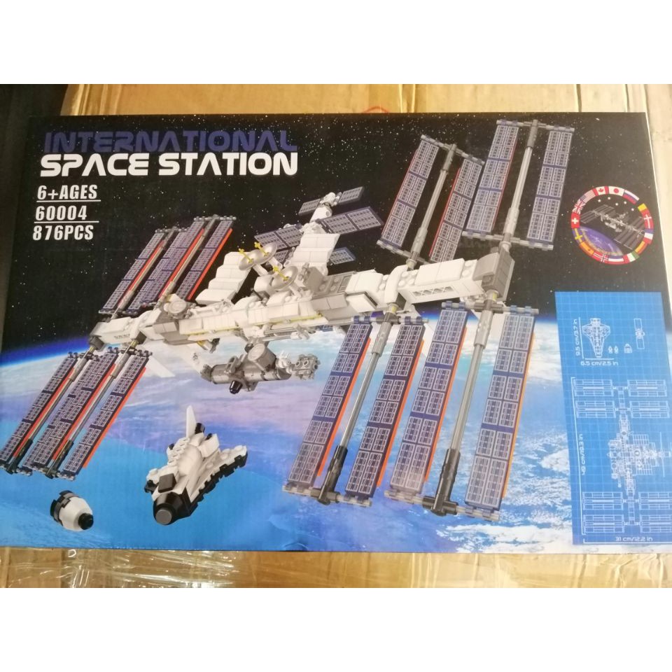 (có sẵn) Lắp ghép Mô hình Zimo 60004 International Space Station Lắp Ráp Mô Hình Trạm không gian quốc tế
