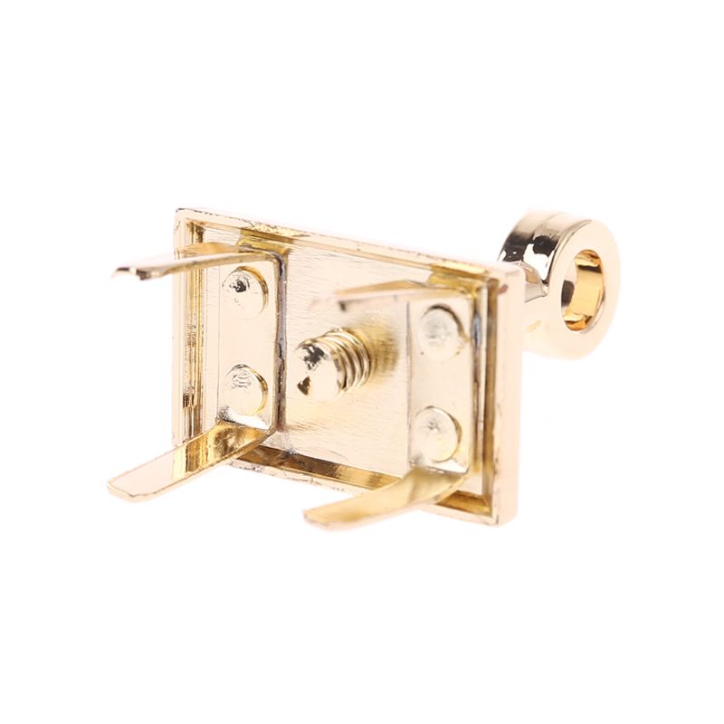 Tay Cầm Bằng Da Cứng Có Khóa Vặn Dùng Trang Trí DIY