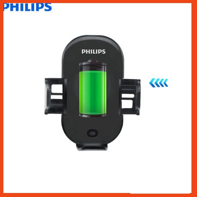 Gía đỡ điện thoại kiêm sạc không dây trên ô tô cao cấp Philips DLK9411N GD