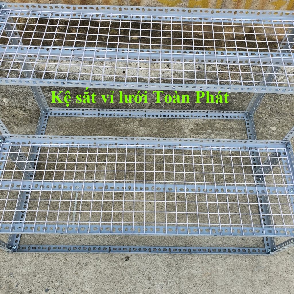 Kệ sắt V lỗ bậc thang 3 bậc V3 x3cm nhiều kích thước
