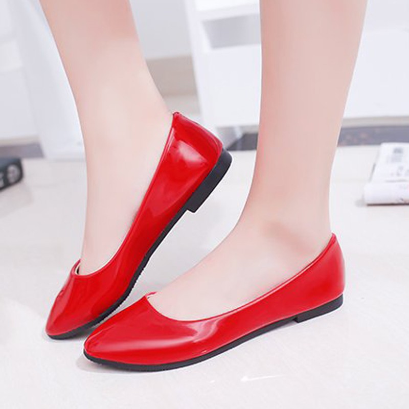 Giày búp bê nữ da bóng mềm dáng chuẩn -309 | BigBuy360 - bigbuy360.vn