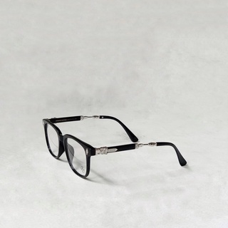 Gọng kính Chrome Hearts nam nữ Cao Cấp AHSTORE kiểu dáng mắt vuông kim loại thời trang