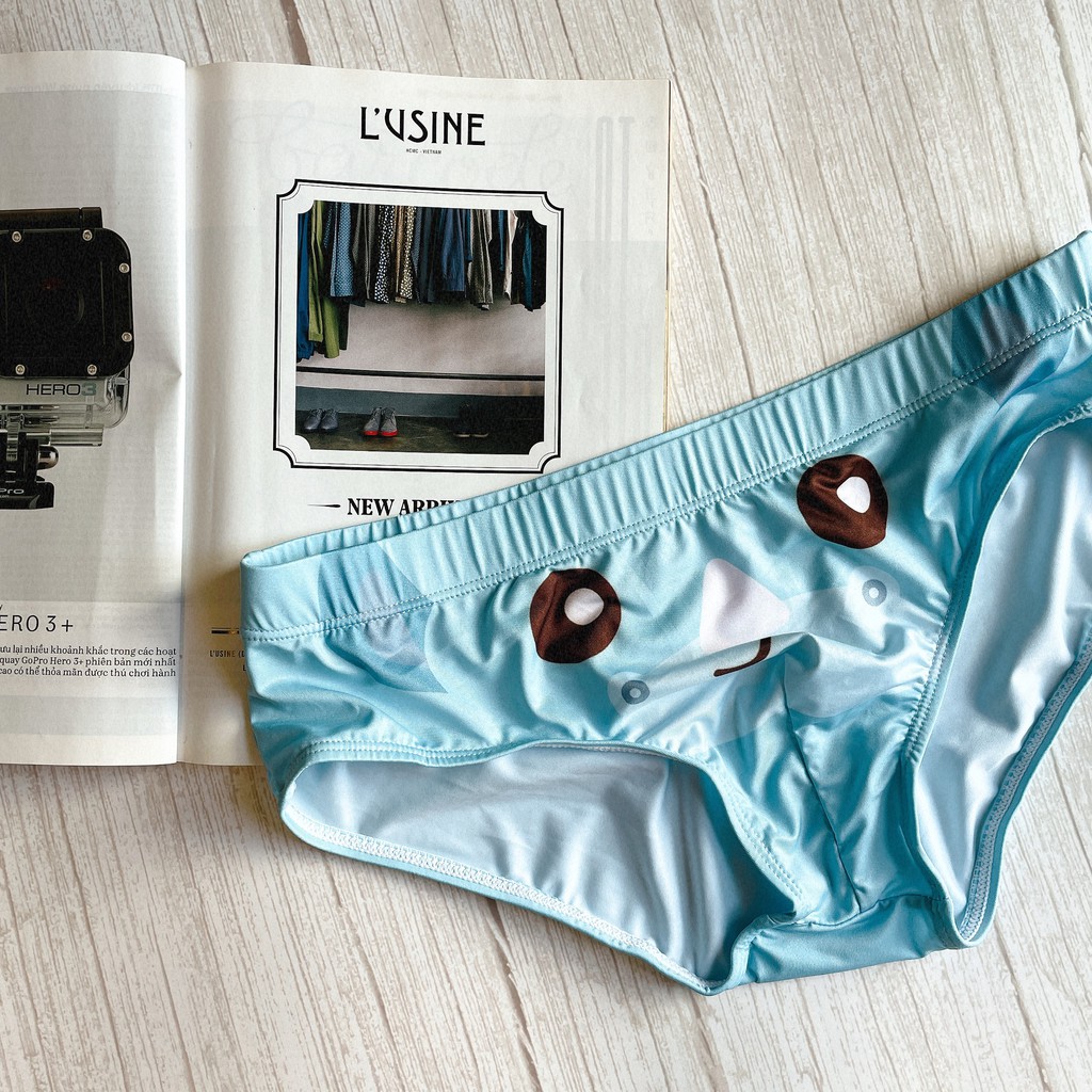 Quần lót nam in họa tiết hoạt hình ngộ nghĩnh - DM A40