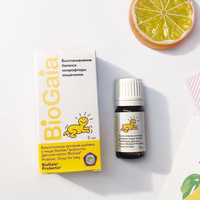 Men Vi Sinh Biogaia Protectis Baby Drops Men Uống 5ml, Hộp 10 Viên Nhai