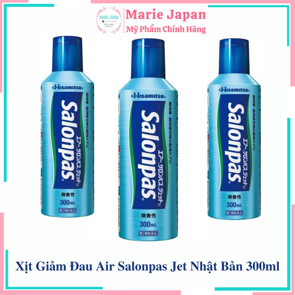 Xịt giảm đau Air Salonpas Jet Nhật Bản 300ml