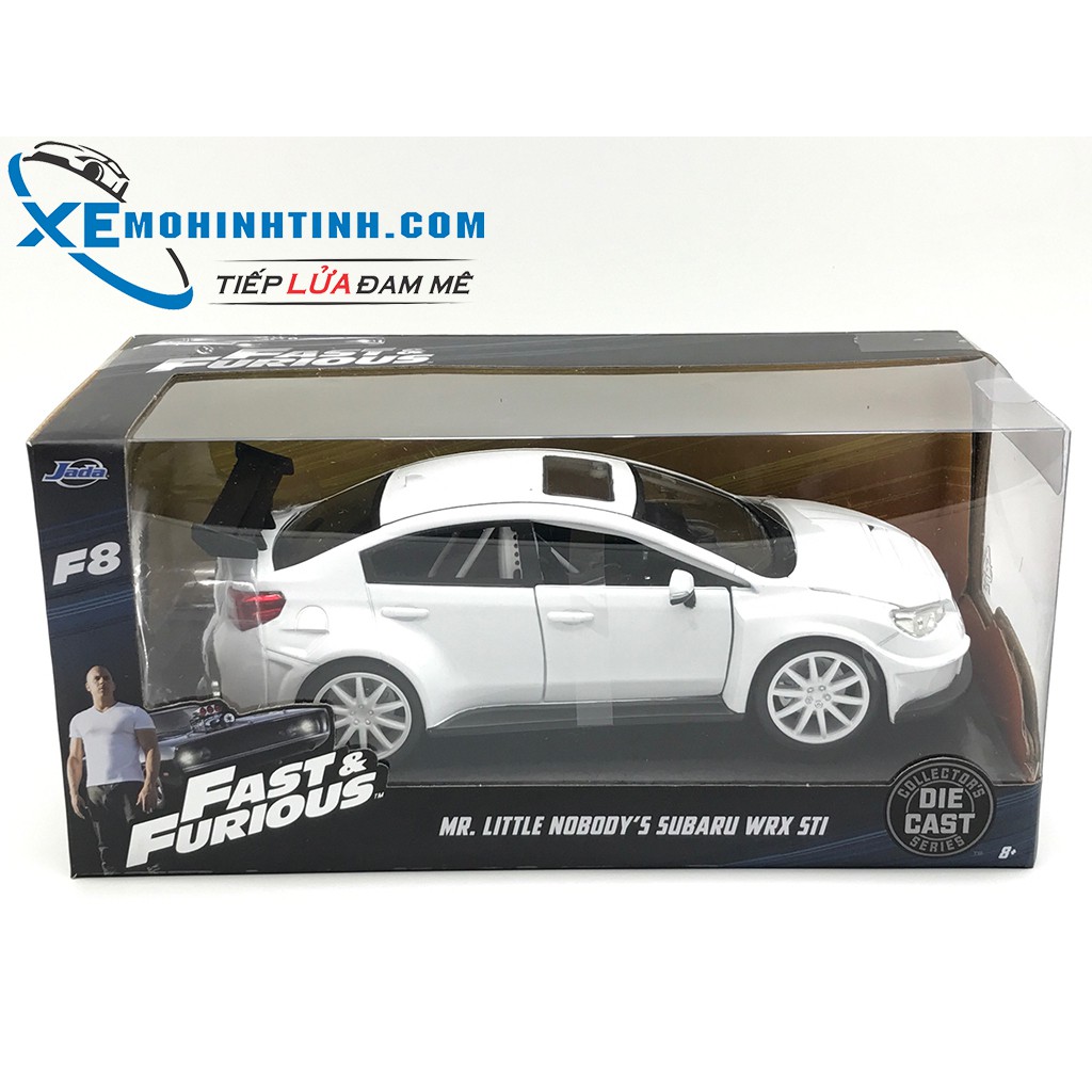 Xe mô hình Little Nobody’S Subaru Wrx Sti 1:24 (Trắng)