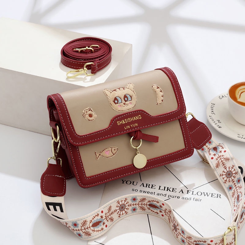 Túi Đeo Vai Hình Vuông Cỡ Nhỏ Dễ Thương Thời Trang Cho Nữ