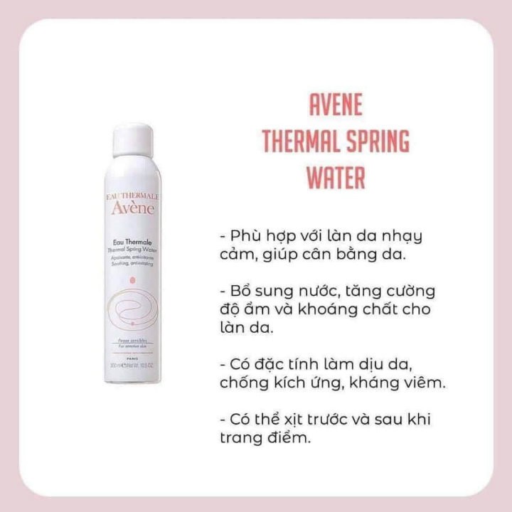 Avene Xịt Khoáng Làm Dịu Da Thermal Spring Water 300ml