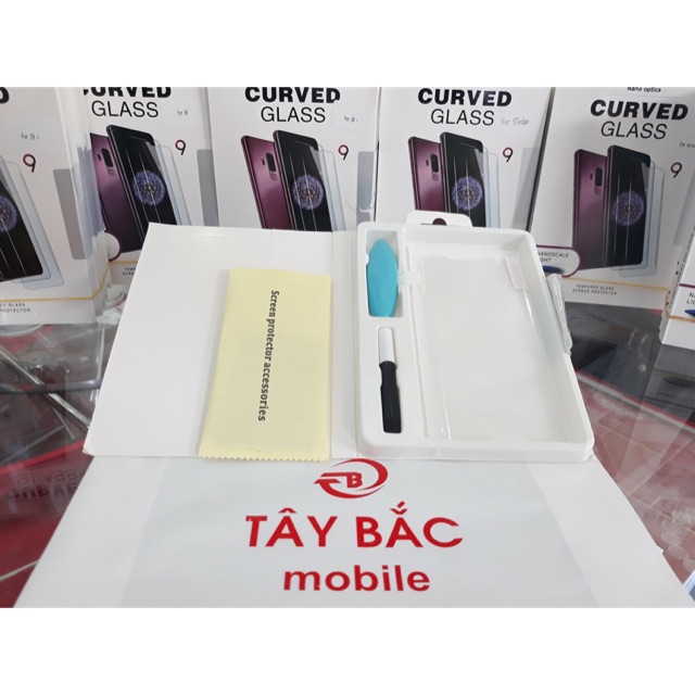 Kính cường lực Full keo UV dành cho dòng điện thoại Samsung Galaxy S7edge, S8, S8+, S9, S9+, Note 8