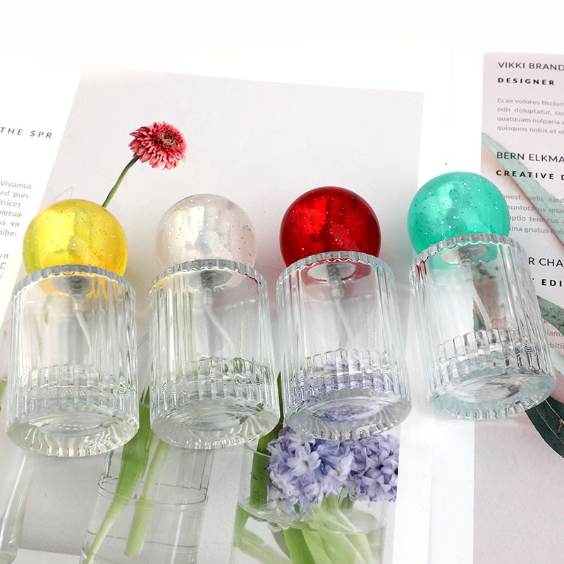 Chai Thủy Tinh Rỗng Tròn Dạng Xịt Nhiều Màu Sang Trọng 30ml / 50ml