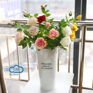 Hoa hồng leo trang trí chụp ảnh, decor nhà cửa, cửa hàng