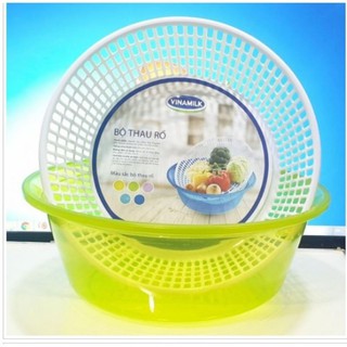Bộ thau rổ khuyến mãi của Vinamilk,