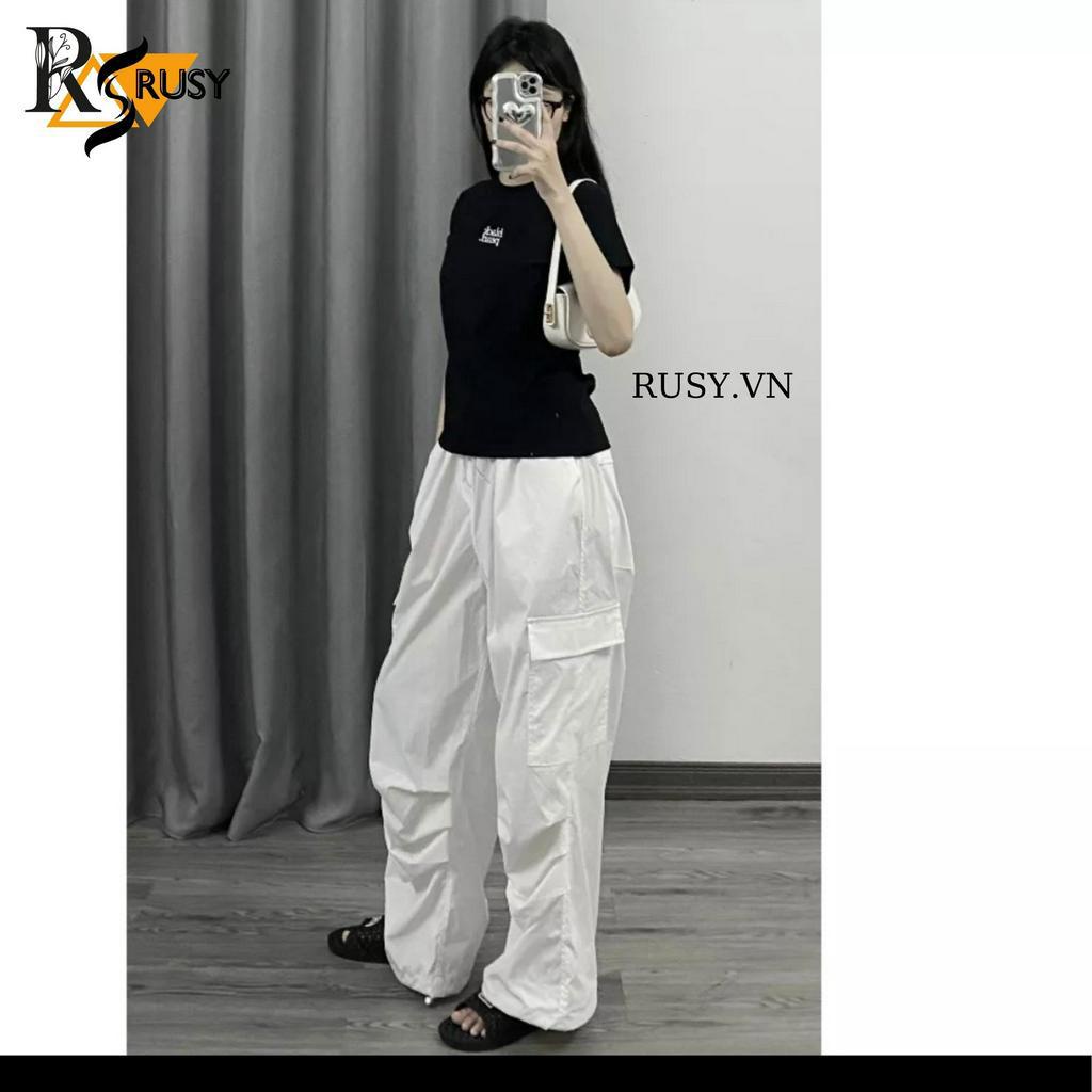 Áo Thun Baby Tee Chất Cotton 100% In Chữ - Rusy