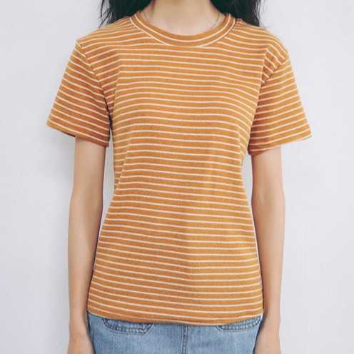 Áo Thun Nữ Cổ Tròn Kẻ Sọc 23542