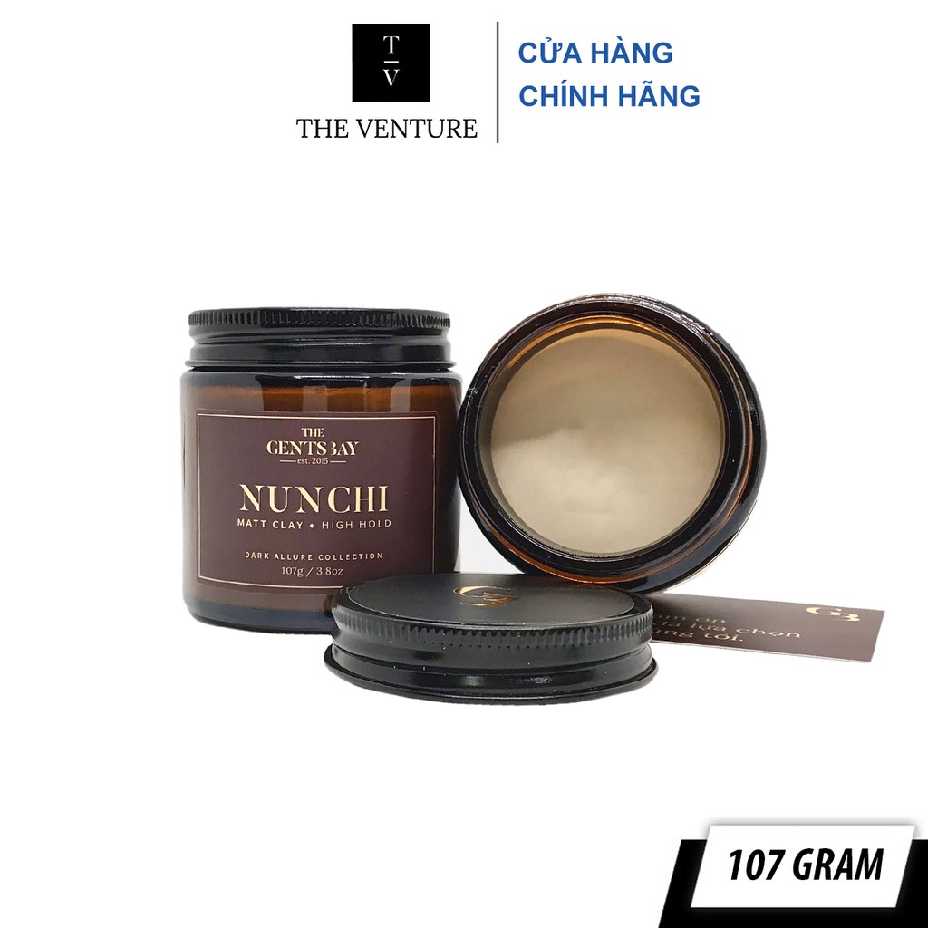 Sáp Vuốt Tóc Nam The Gents Bay Nunchi Matte Clay Dark Allure .