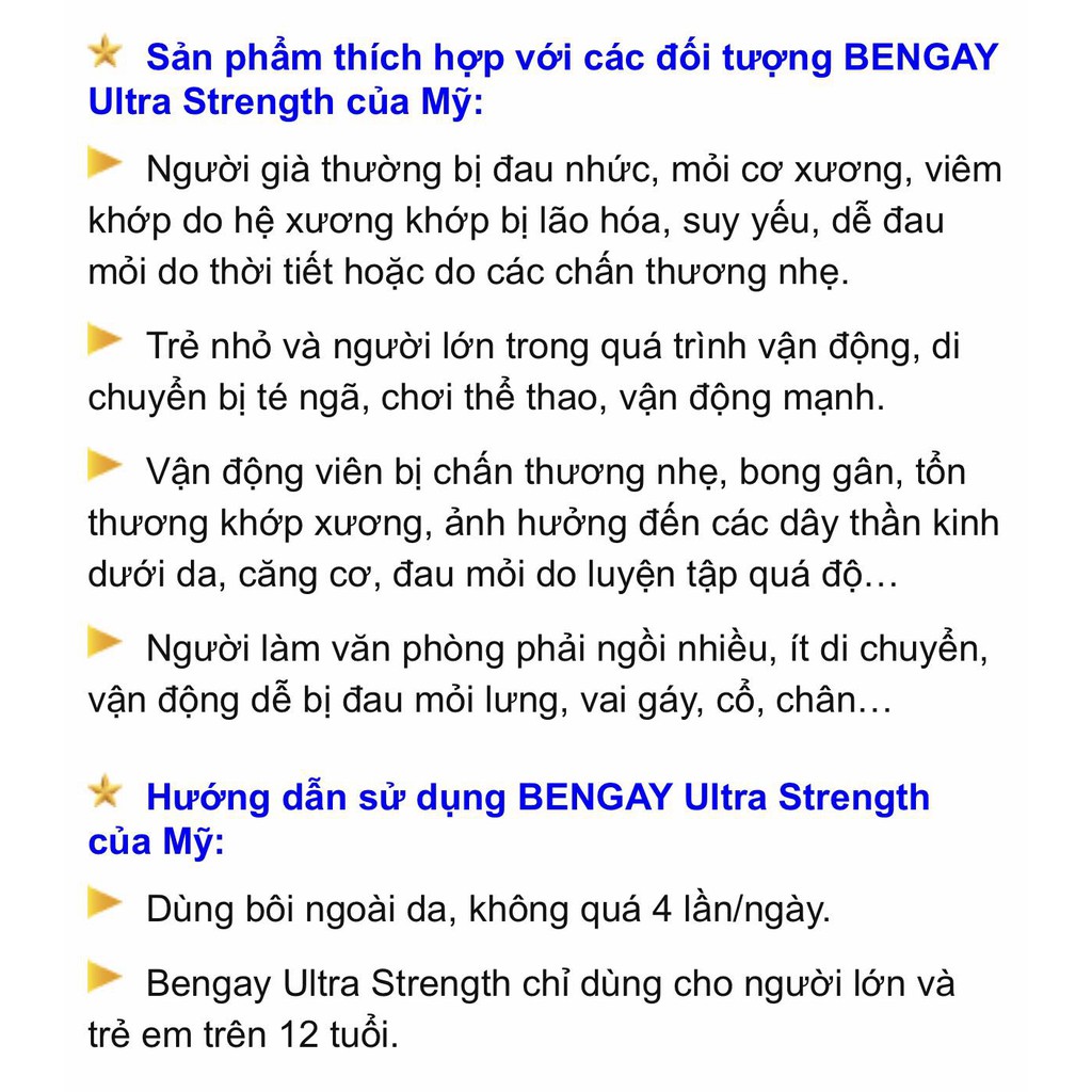 Date 8/2024_ Hộp 2 tuýp kem xoa bóp BenGay Ultra Strength 113g của Mỹ