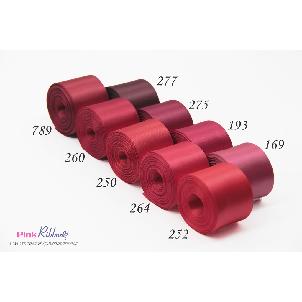 Ruy băng Satin loại đẹp - Cuộn 5m - Link 5/12