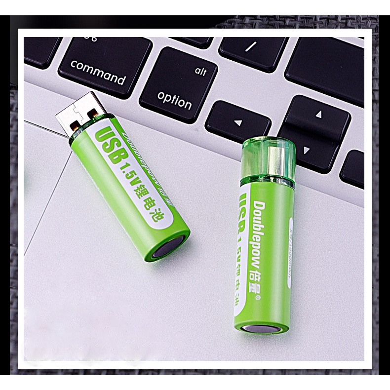 Pin aa tự sạc qua cổng USB bảo vệ môi trường tiện dụng, tái sử dụng 500 lần