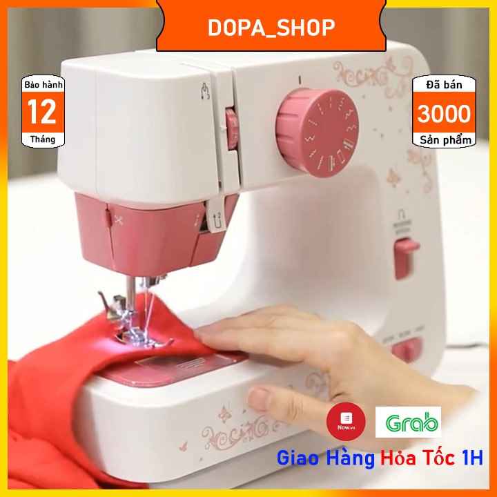 Máy may mini gia đình cao cấp xuất xứ Nhật Bản siêu bền - bảo hành 24 tháng (dopa)