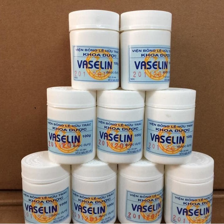 Kem nẻ dưỡng ẩm Vaselin Hộp 100g, Sáp chống nẻ làm mềm da an toàn cho trẻ nhỏ