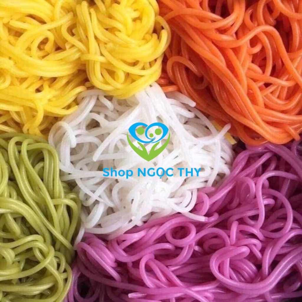 1KG Bún ngũ sắc đặc sản Cao Bằng, bún làm từ rau củ lá rừng tự nhiên
