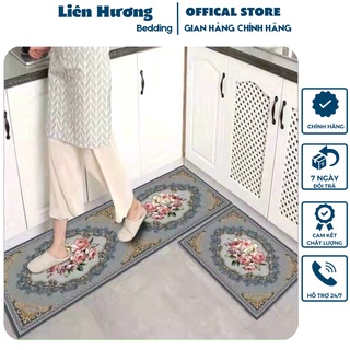 Mua Thảm Bếp thương hiệu cao cấp_Hàng chuẩn_ chất liệu bali  2 tấm chống trơn trợt