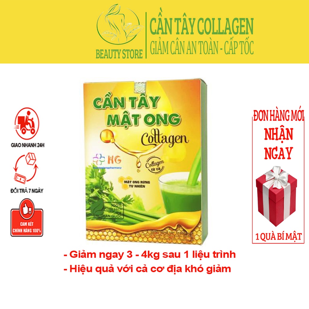 Mẫu mới bột cần tây giảm cân collagen hỗ trợ giảm cân cấp tốc detox giảm béo không phải thuốc giảm cân