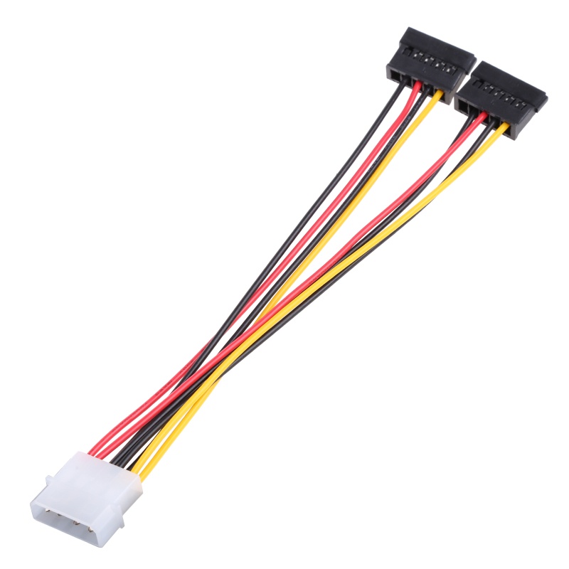 Cáp Chuyển Đổi Nguồn Điện 4Pin IDE Sang 2x 1 Sang 2 15P