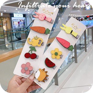 ✄Thâm nhập tim bạn✄ Kẹp tóc da hươu trẻ em senmi rabbit✄Kẹp tóc công chúa cho bé hàn quốc✄Toddler bb clip mùa thu đông tóc dễ thương✄Inox