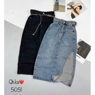 CHÂN VÁY BÒ XẺ SEXXY