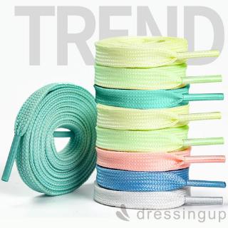 D❃♪6 cặp dây giày đàn hồi thể thao huỳnh quang có độ dài khác nhau