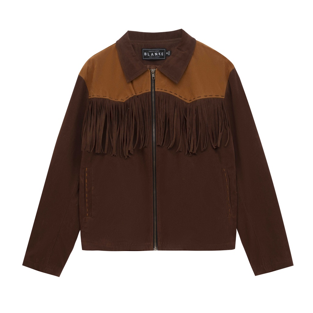 BLANKESPACE Áo Khoác Dessert Jacket Vải Da Lộn Thời Trang Nam Nữ Unisex