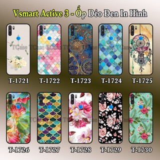 Ốp lưng Vsmart Active 3 dẻo đen in hình Tổng Hợp Mẫu Đẹp