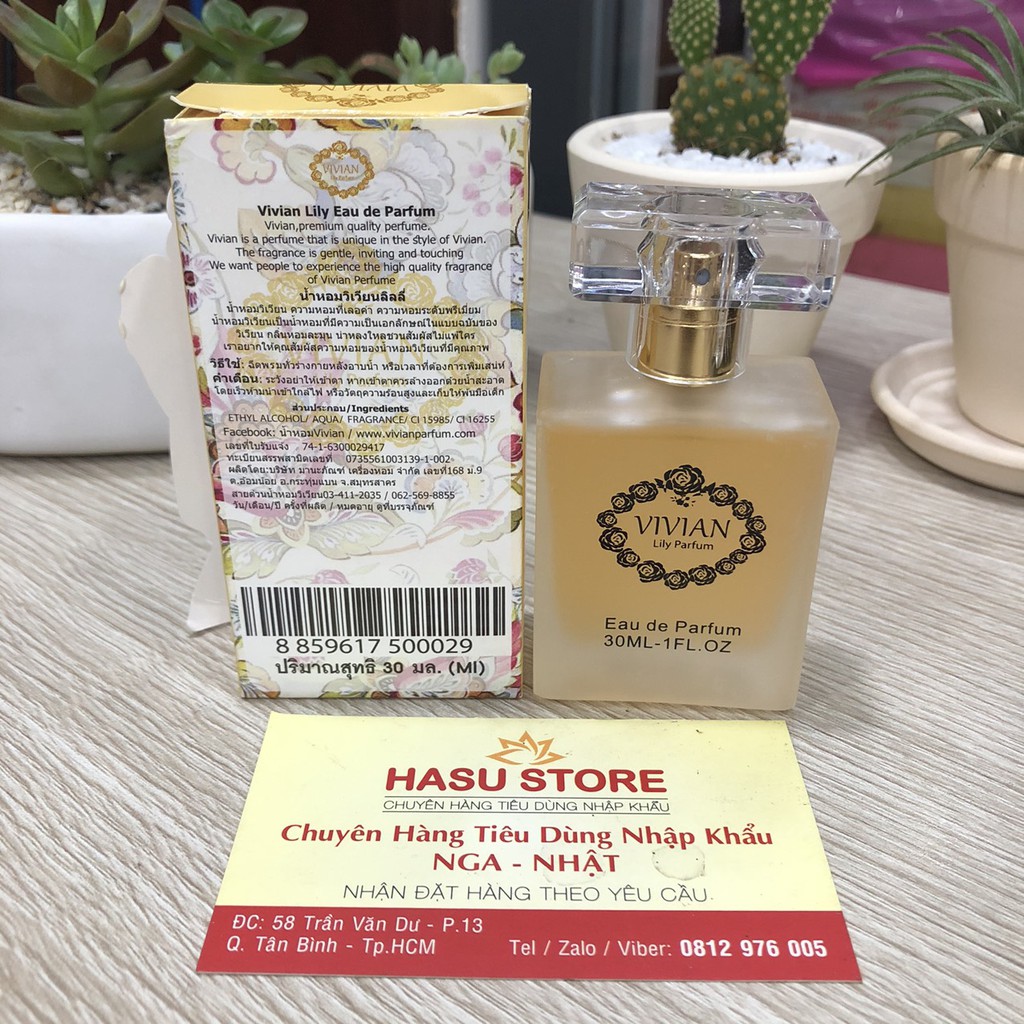 Nước Hoa Vivian Lily Perfum 30ml Thái Lan