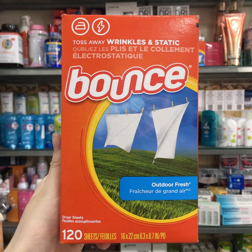 1 Hộp giấy thơm BounceOutdooFresh 120 tờ (GIẤY SẤY THƠM QUẦN ÁO-120T)