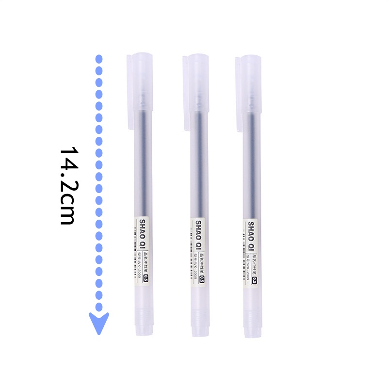 Bút Bi Mực Đen Nhám Ngòi 0.5mm Đa Năng Dung Tích Lớn