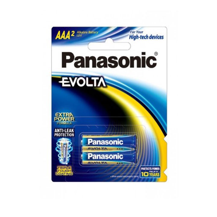 PIN PANASONIC AAA ALKALINE EVOLTA LR03EG 2B VỈ 2 VIÊN.