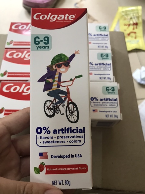 KEM ĐÁNH RĂNG COLGATE 80g DÀNH CHO TRẺ 6-9y