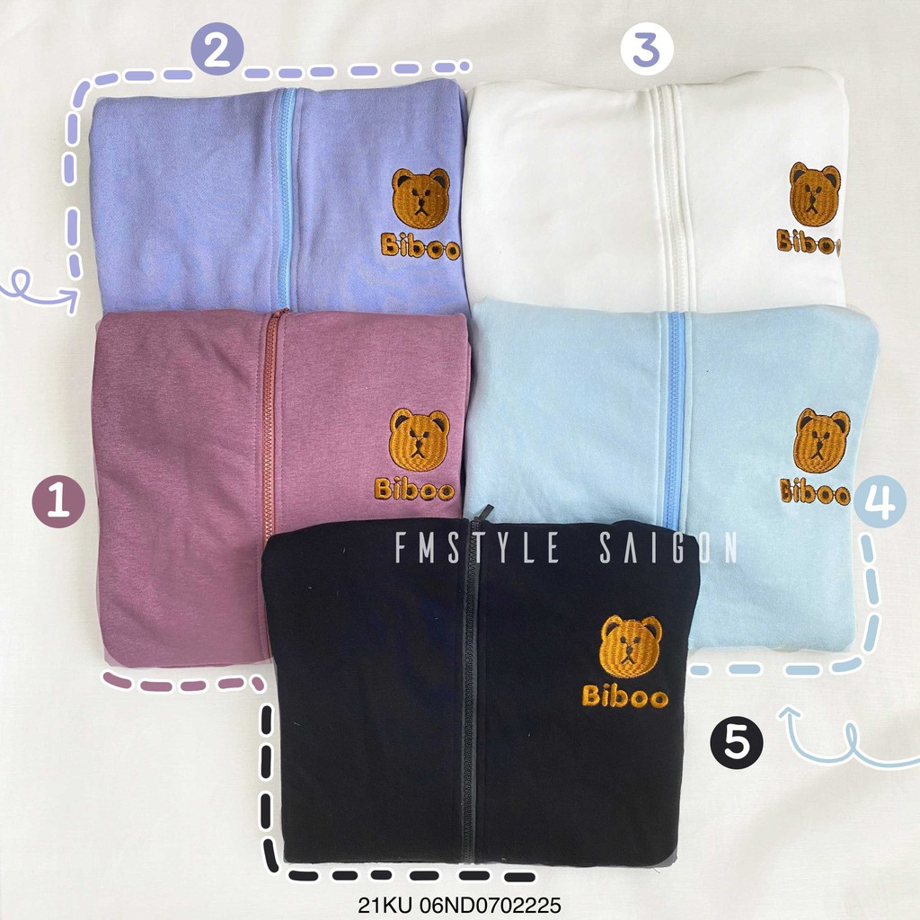 Áo khoác có nón thêu BIBOO chống nắng ulzzang thời trang nữ FmStyle SaiGon 21KU06ND0702 | BigBuy360 - bigbuy360.vn