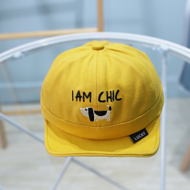 Mũ lưỡi chai cún I AM CHIC cho bé 6 đến 24 tháng siêu dễ thương